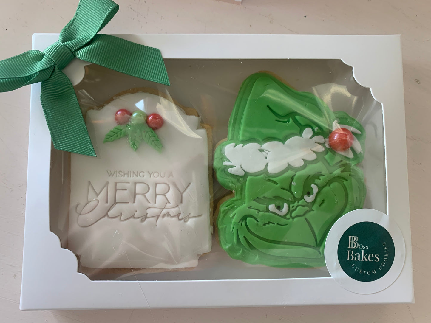 The grinch Christmas cookies