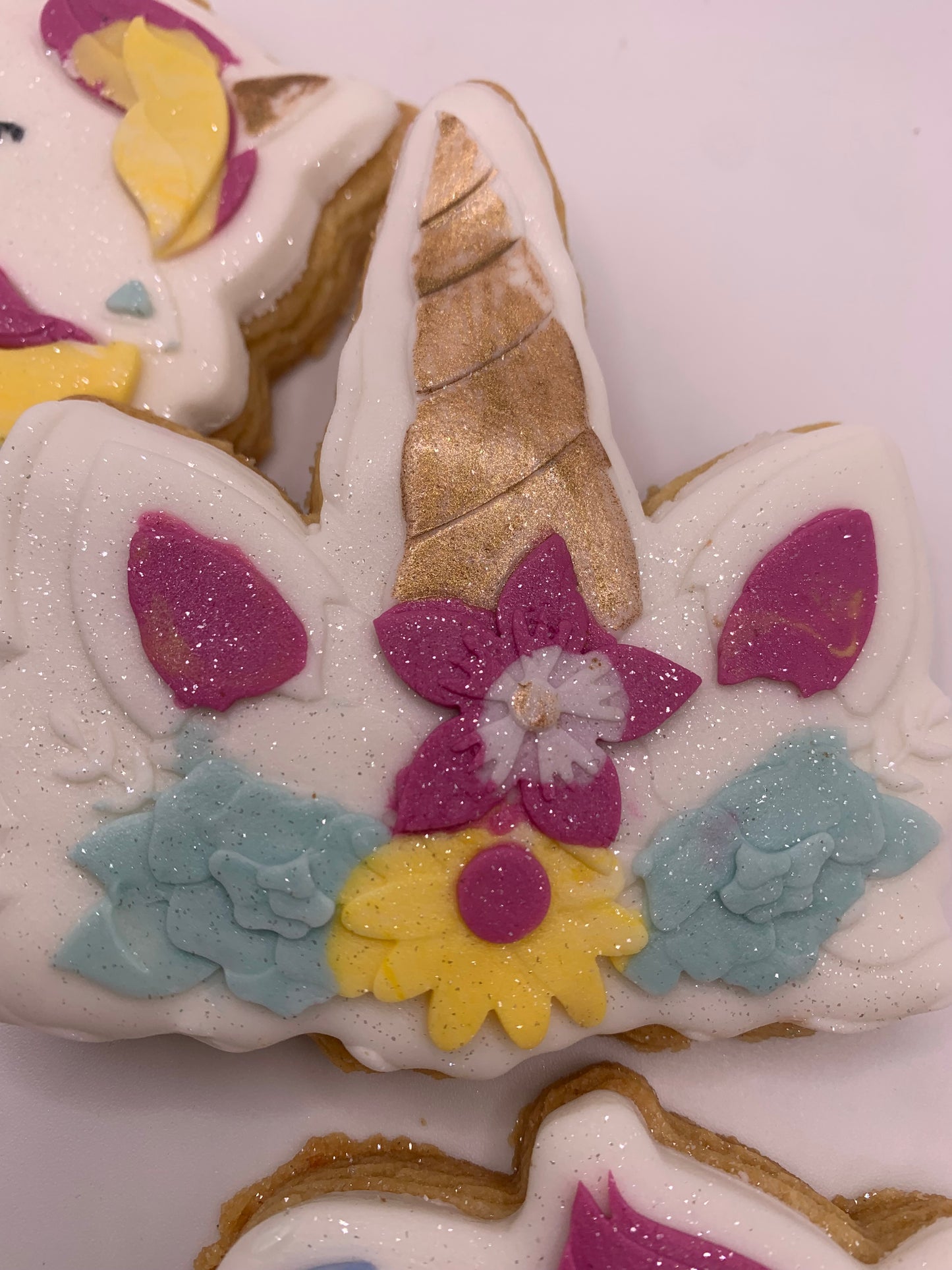 Unicorn Cookie – each | Unicorn crown | Birthday Cookies | Boss Bakes | Unicorn Party Favours | Ships Australia Wide