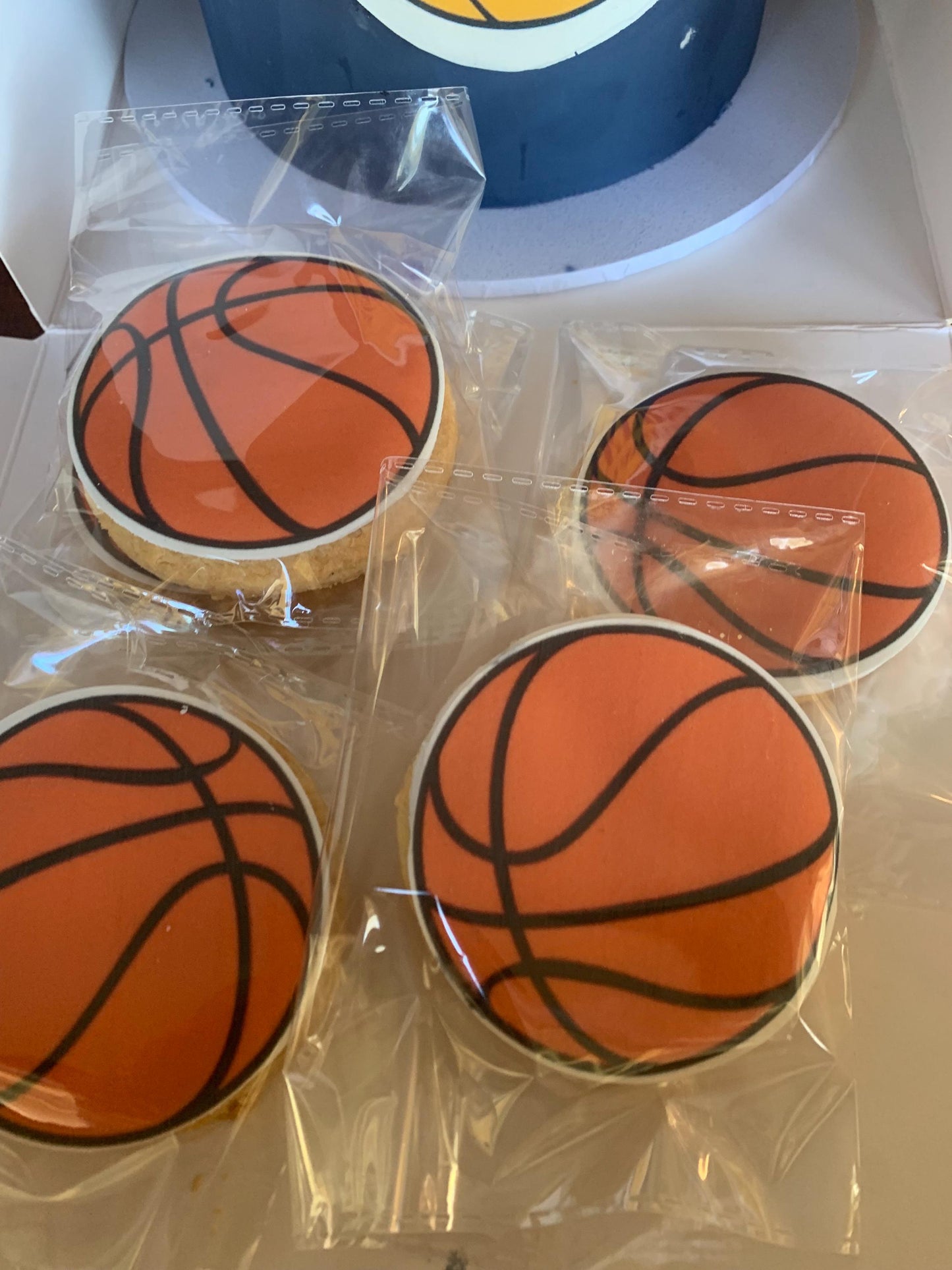 Sports ball cookie