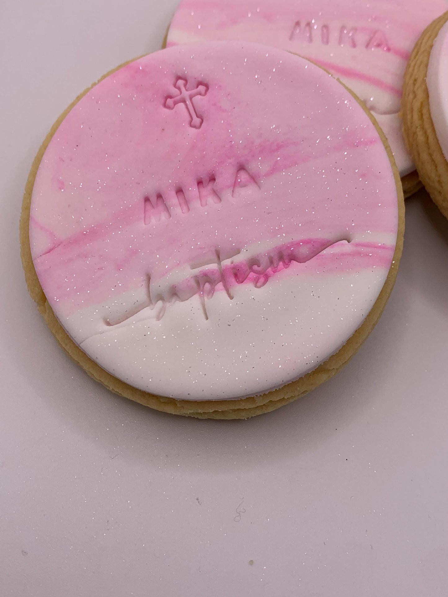 Customised Baptism cookies