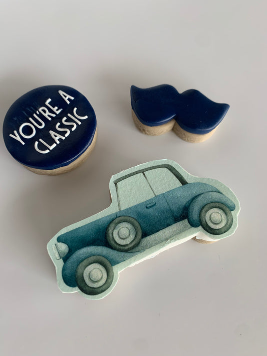 3 piece “you’re a classic” cookie set for him