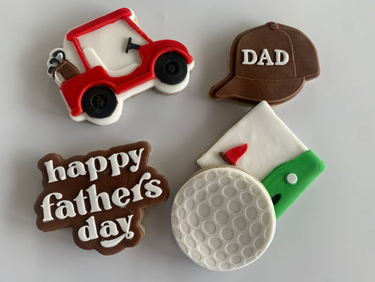 Par-Fect Dad – 5-Piece Golf Cookie Set