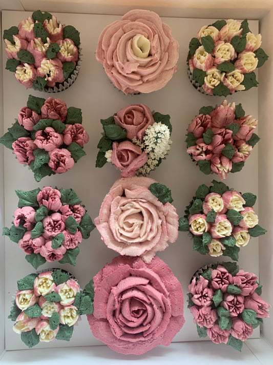 Floral cupcakes