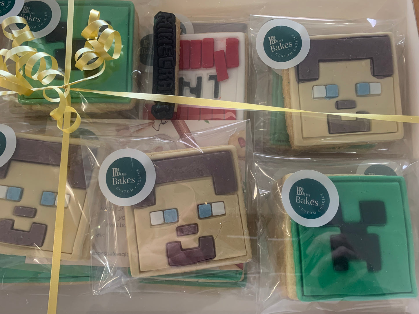 Minecraft Cookies – Custom Gamer Treats