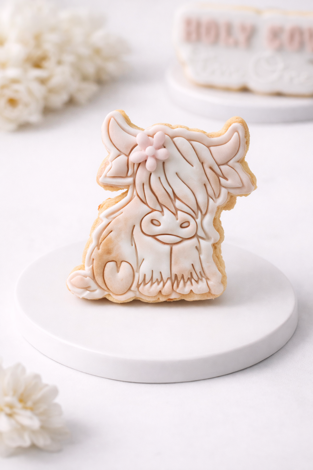 Holy Cow I’m One Cookies | Highland Cow First Birthday Cookies