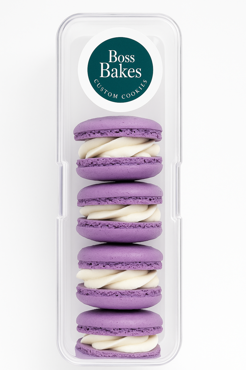 Buy Ombré Macarons Online – Handmade, Gluten-Free & Custom-Coloured by Boss Bakes