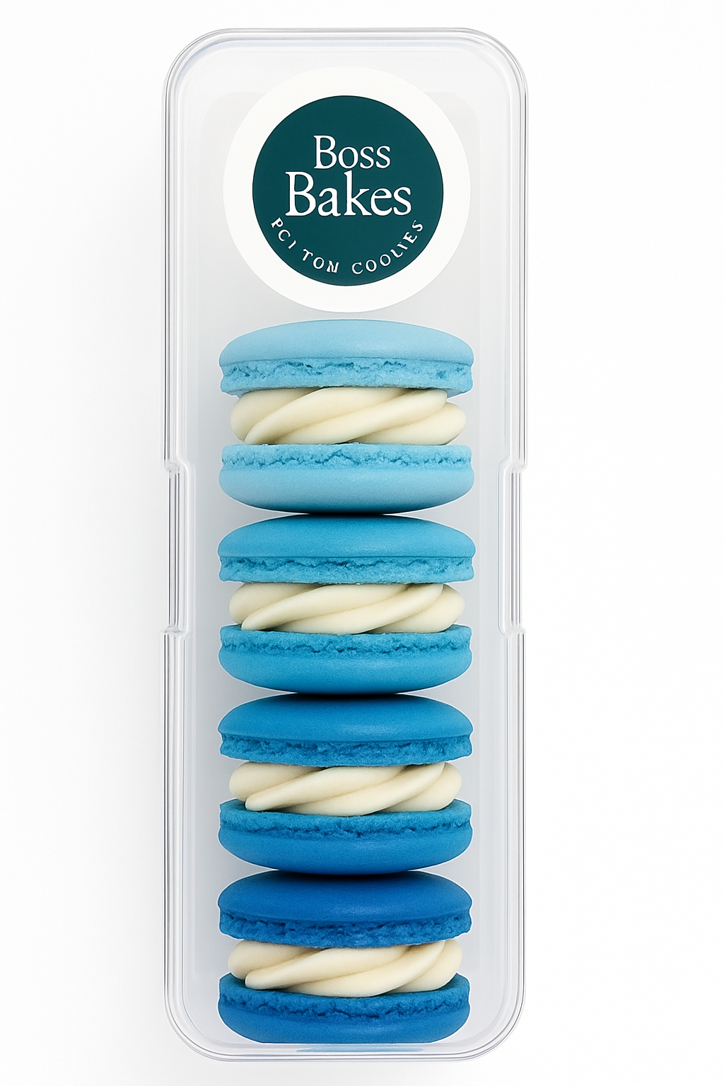 Buy Ombré Macarons Online – Handmade, Gluten-Free & Custom-Coloured by Boss Bakes