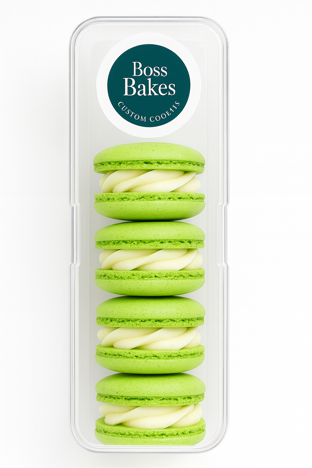 Mojito macarons made by Boss Bakes 