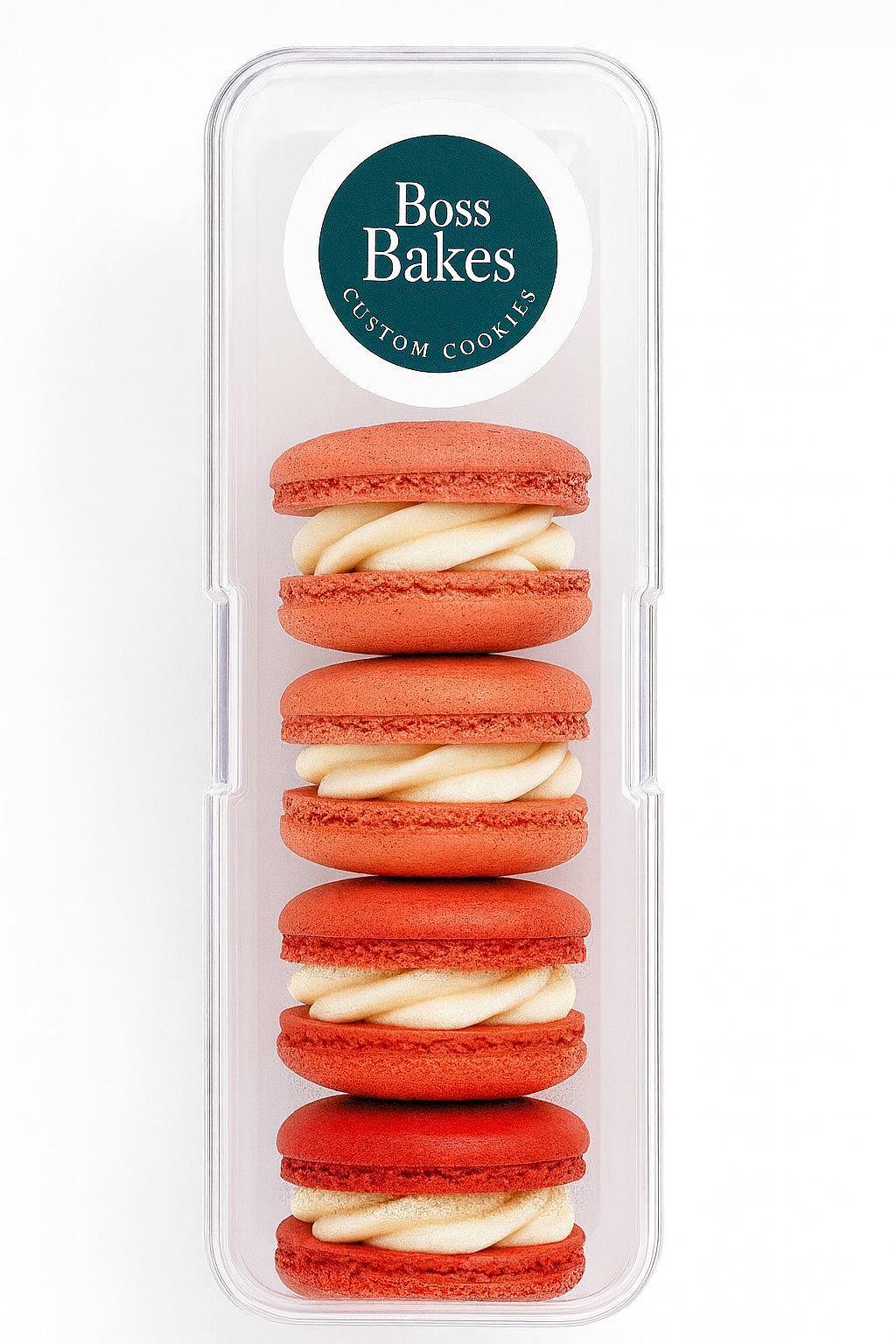 Buy Ombré Macarons Online – Handmade, Gluten-Free & Custom-Coloured by Boss Bakes