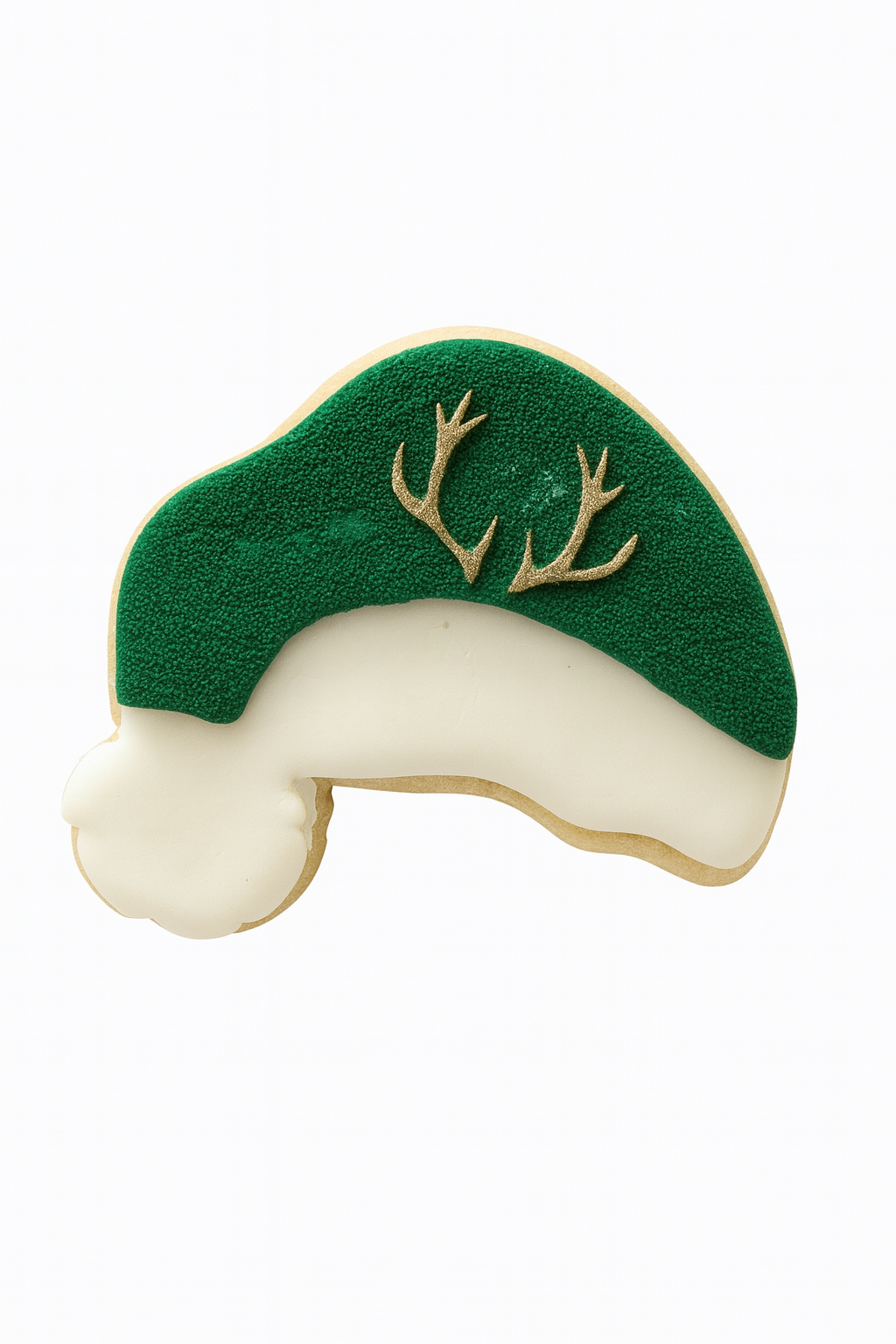 Santa hat cookie, customisable