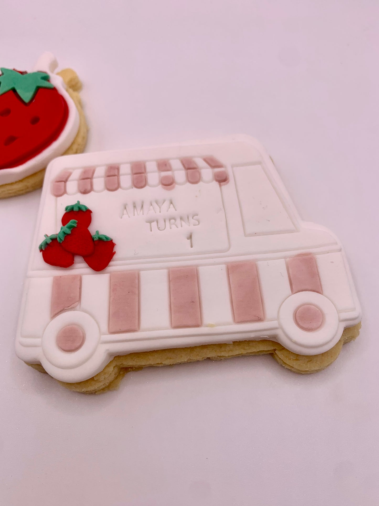 Sweet one birthday cookie set.