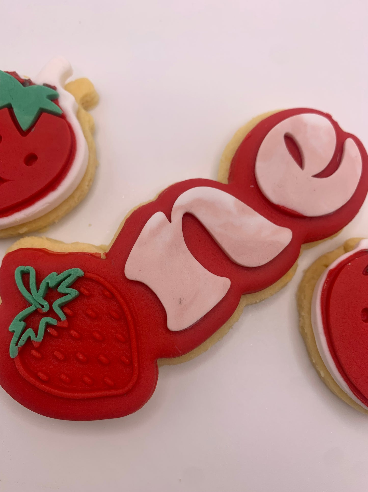 Sweet one birthday cookie set.