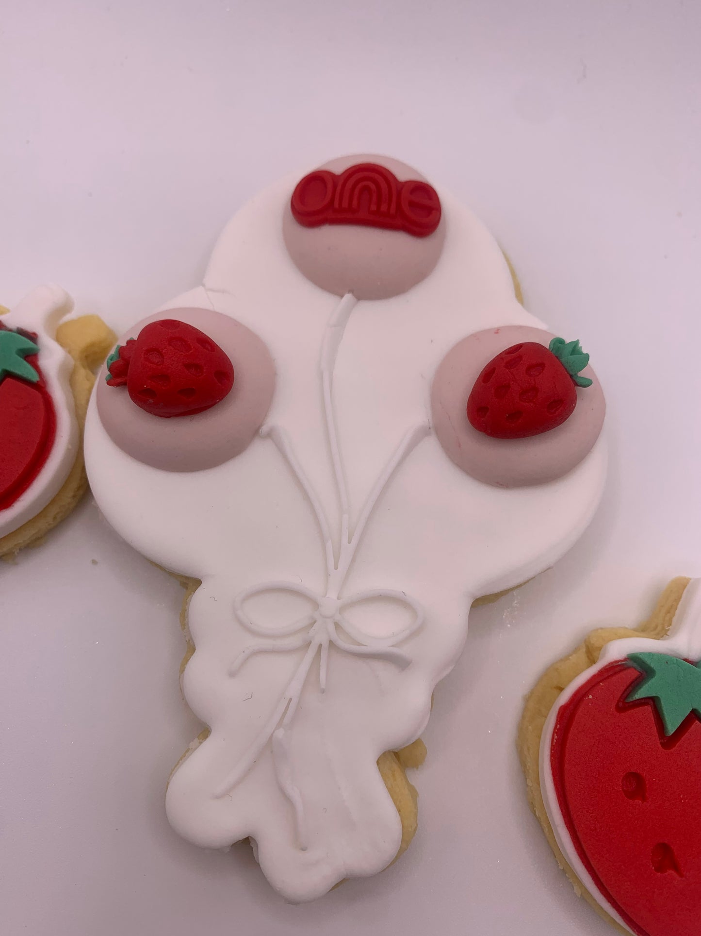Sweet one birthday cookie set.