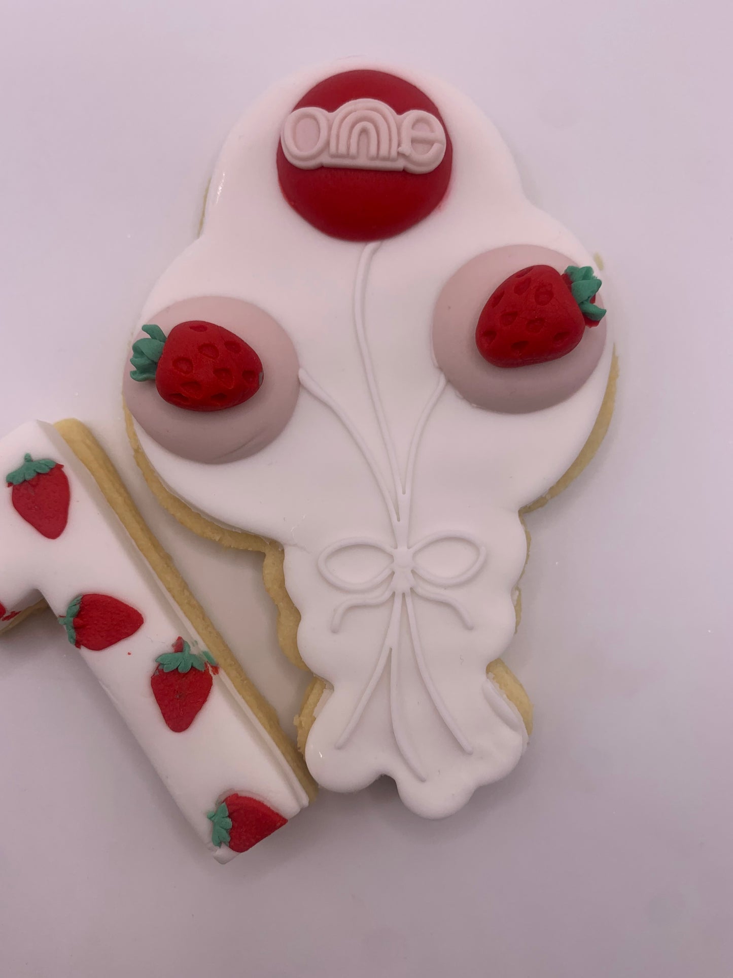 Sweet one birthday cookie set.