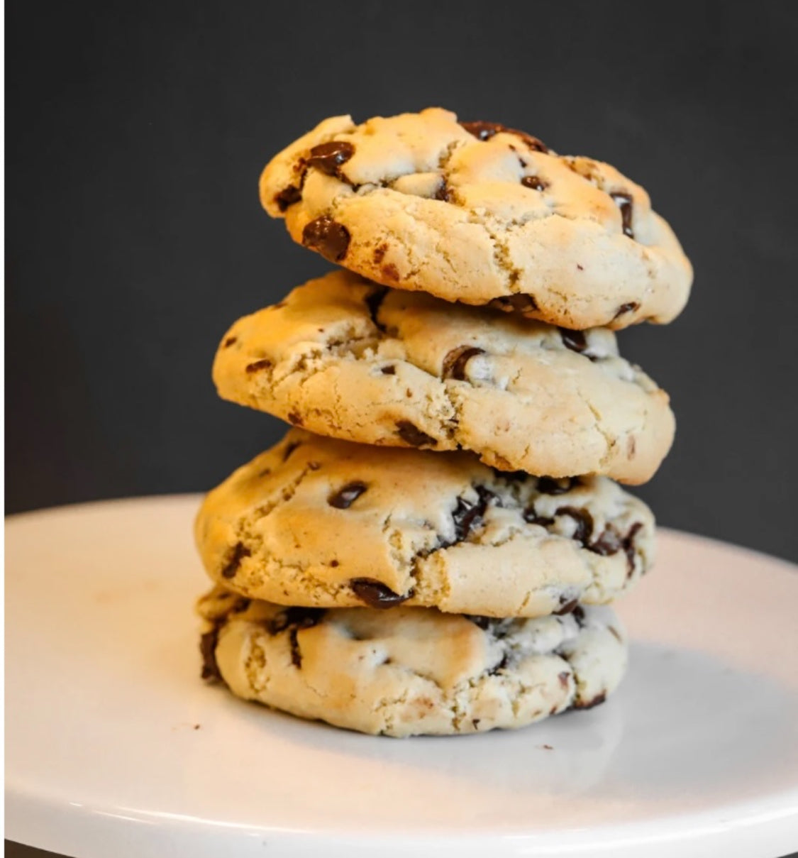 Triple chocolate New York style cookie