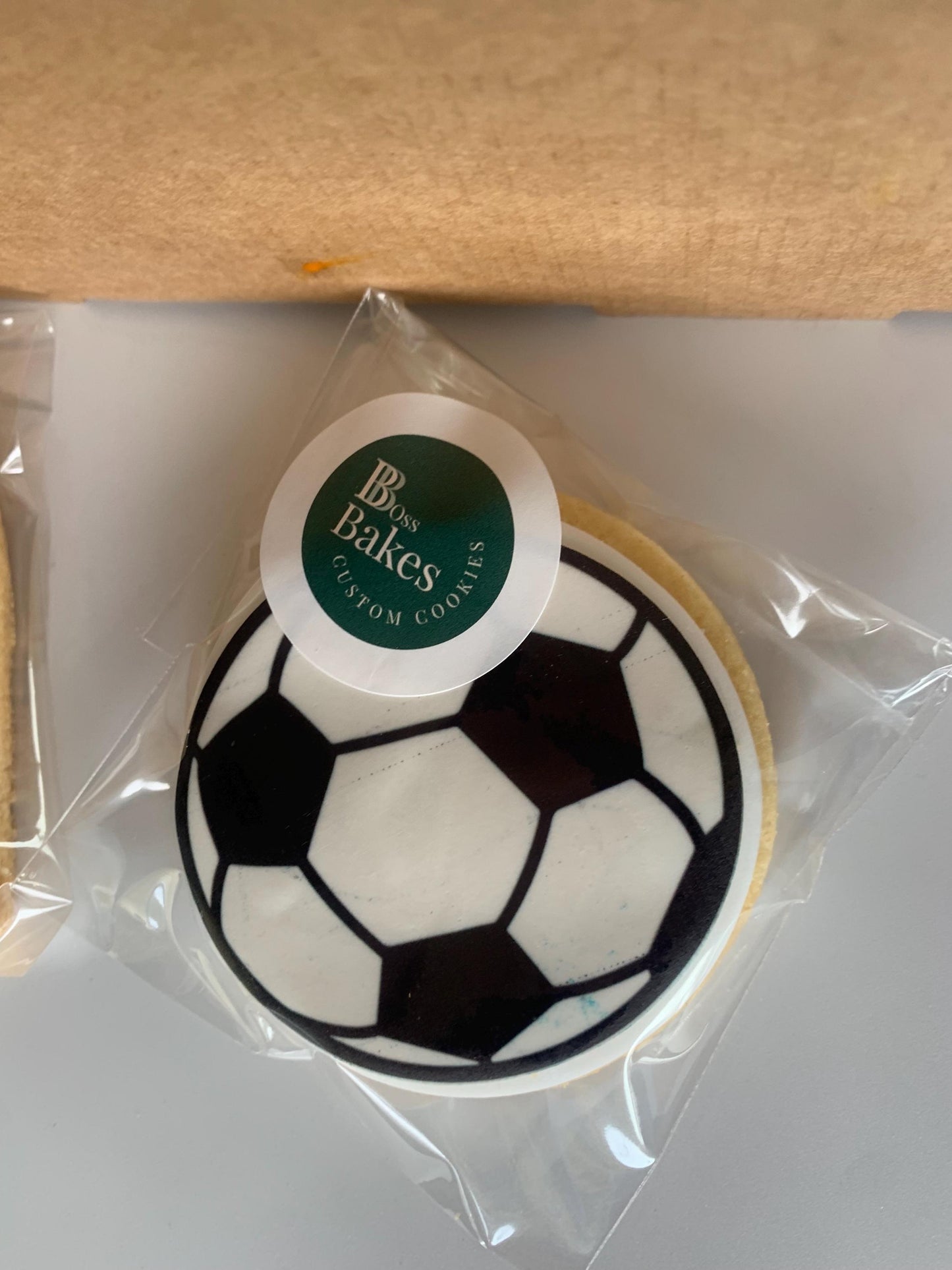 Sports ball cookie